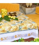 Tovaglia 100% cotone fantasia con limoni Vingi Tiffany Dis 16 