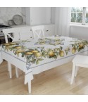 Tovaglia con limoni 100% cotone Vingi Tiffany dis. 3