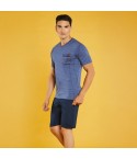 Pigiama Uomo Estivo 100% cotone Nazareno Gabrielli U6023