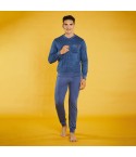 Pigiama Uomo Maglia con Scollo Serafino 100% Cotone Nazareno Gabrielli U6027
