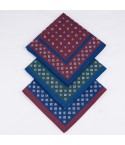 Set di 12 fazzoletti da naso colorati 100% cotone