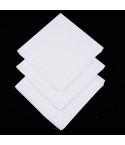 Set di 12 fazzoletti da naso bianchi 100% cotone