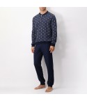 Pigiama uomo Perofil VPRT92816 barca vela 100% cotone 