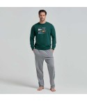 Pigiama uomo caldo cotone sportivo Pompea York