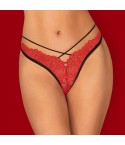 Perizoma filo rosso pizzo Obsessive Mettia thong