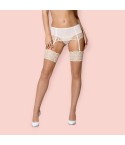 Calze sexy Obsessive 874-sto-4 ecrù balza pizzo