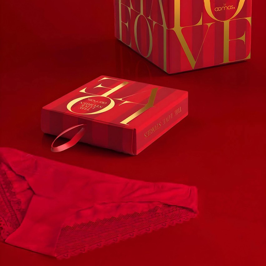 Slip donna cotone elasticizzato con pizzo Admas 41688