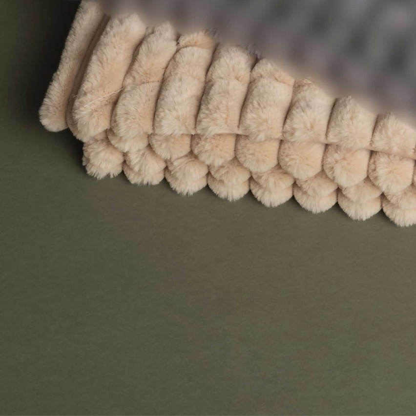 Coperta calda double-face pelliccia e pile Admas 69105