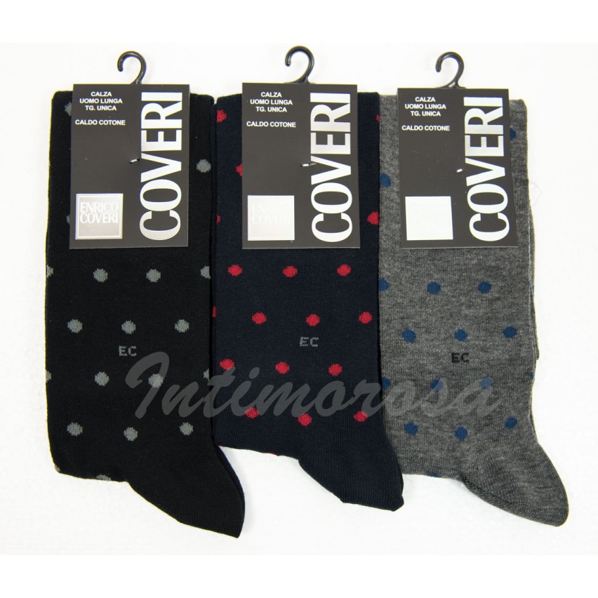 Calze uomo lunghe Enrico Coveri caldo cotone 3 paia