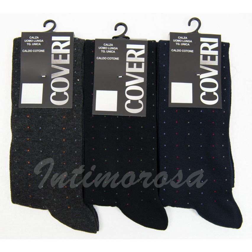 Calze uomo lunghe Enrico Coveri caldo cotone 3 paia
