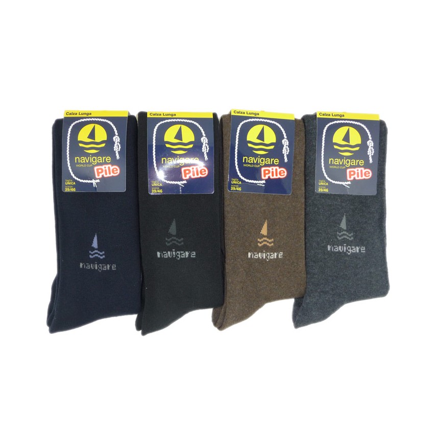 Calze in pile uomo Navigare 4  paia