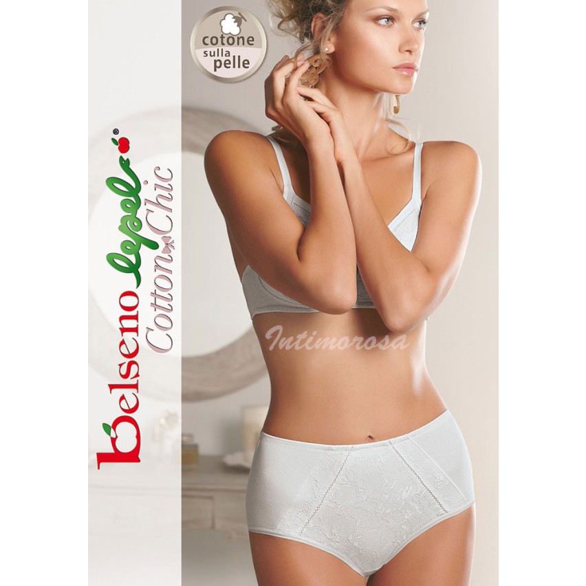 Mutandina alta Lepel 226 leggermente contenitiva cotone Intimorosa