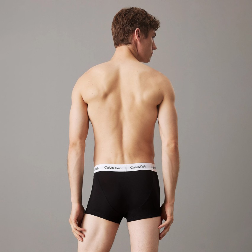 Boxer uomo vita bassa cotton stretch Calvin Klein 00U2664G - Pack da 3