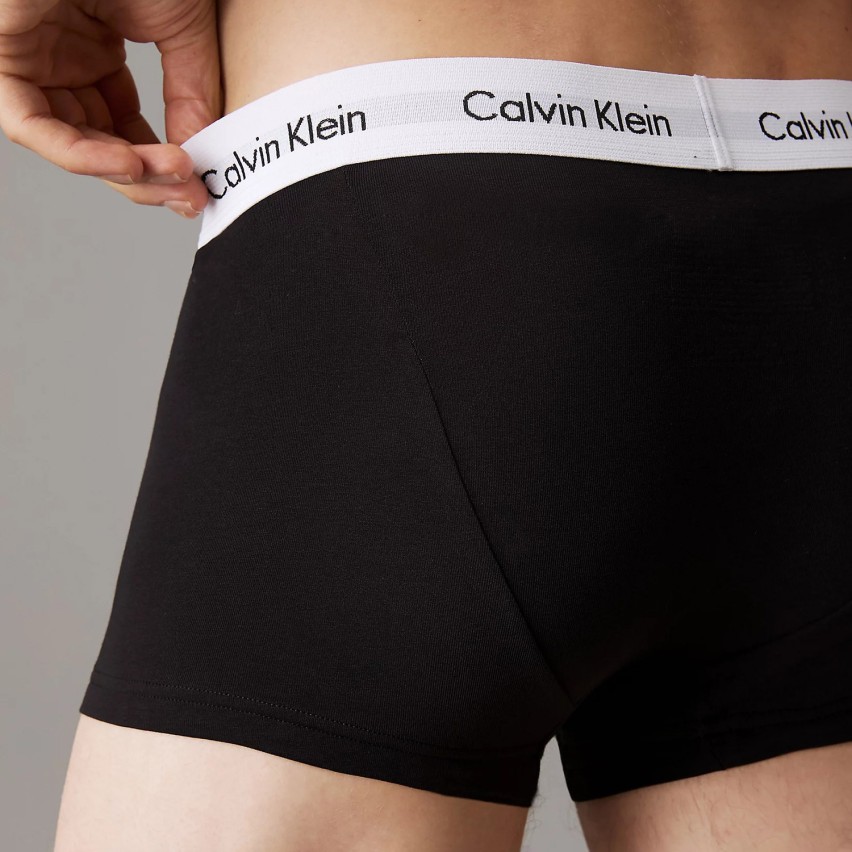 Boxer uomo vita bassa cotton stretch Calvin Klein 00U2664G - Pack da 3