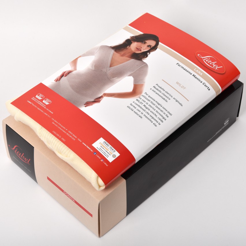 Maglia intima donna Liabel 016756 formaseno mezza manica misto lana