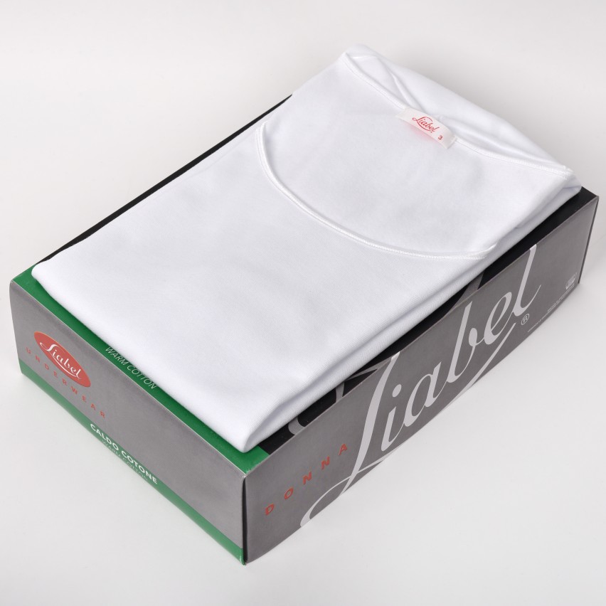 Maglia donna Liabel girocollo mezza manica 100% caldo cotone 0282826