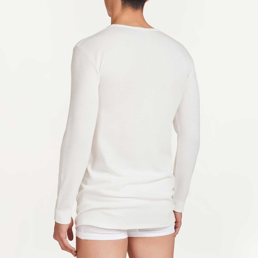 Maglia uomo manica lunga cotone e lana Ragno 065459