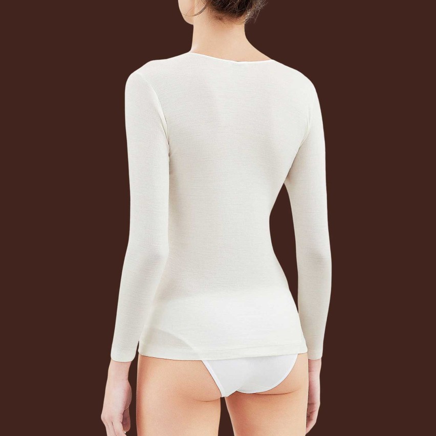 Maglia donna lana e seta Ragno 074029