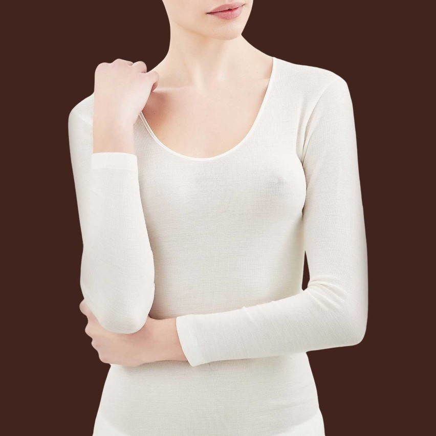 Maglia donna lana e seta Ragno 074029