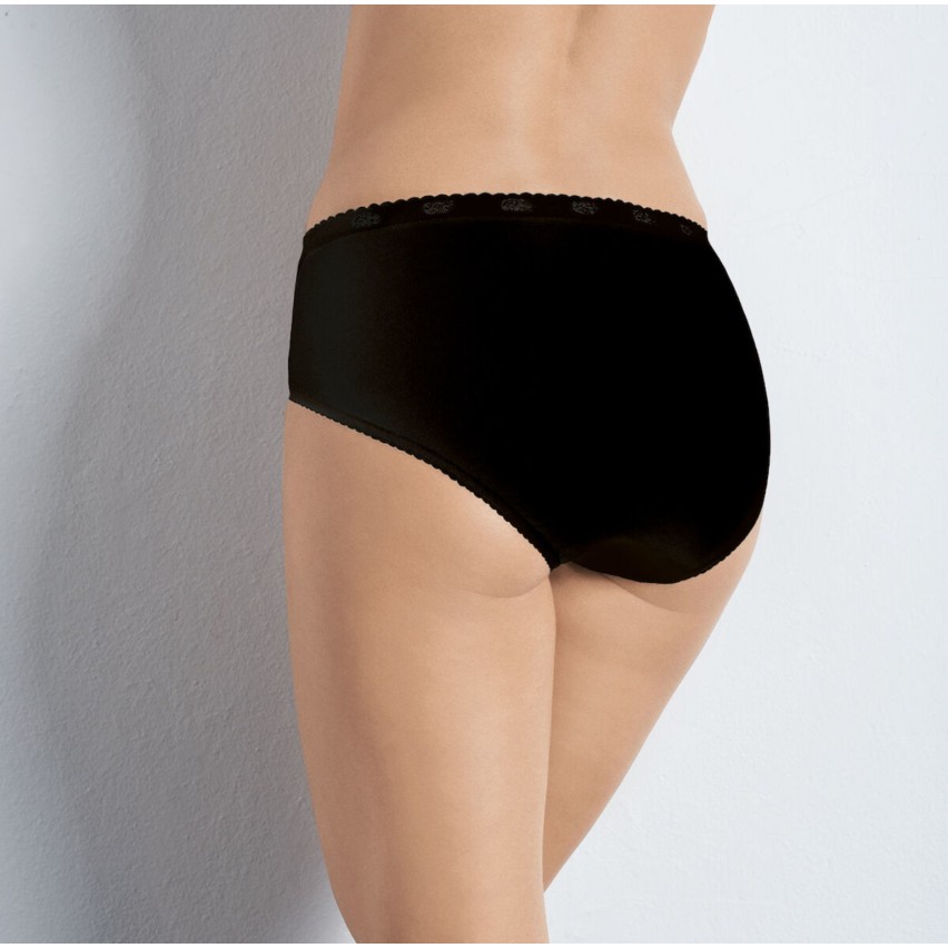 Slip donna sloggi chic midi cotone e pizzo 4 pezzi