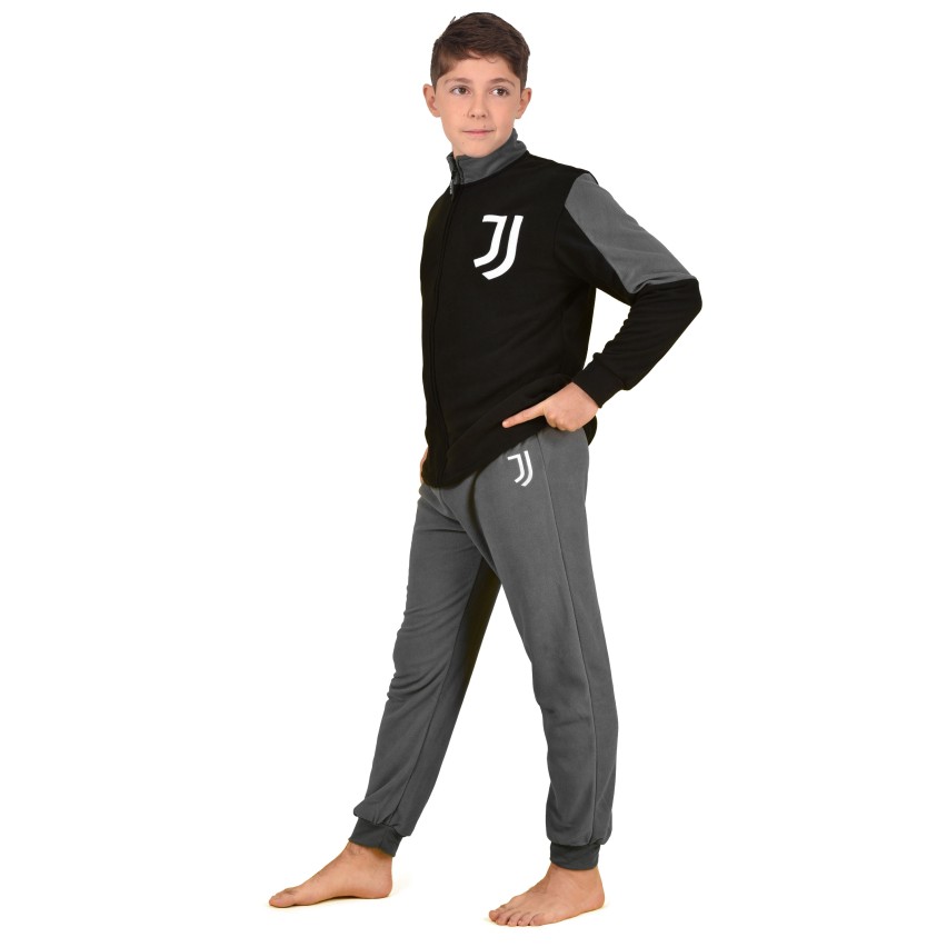 Pigiama Ragazzo F.C. Juventus Ufficiale In Caldo Cotone JT201125 AB012