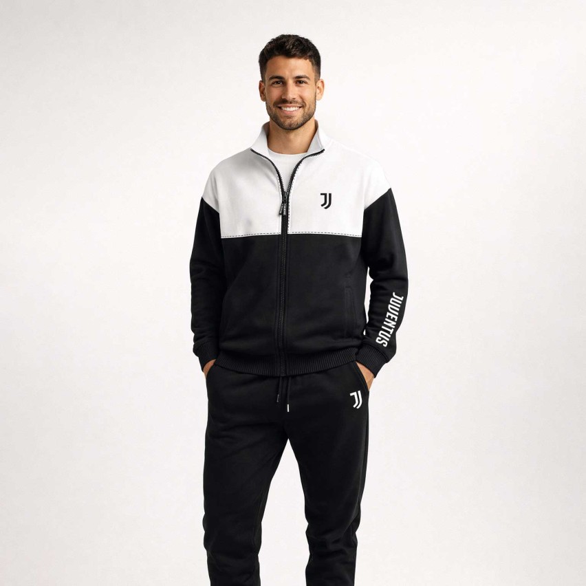 Tuta ufficale Juventus bambino uomo in cotone felpato 1110