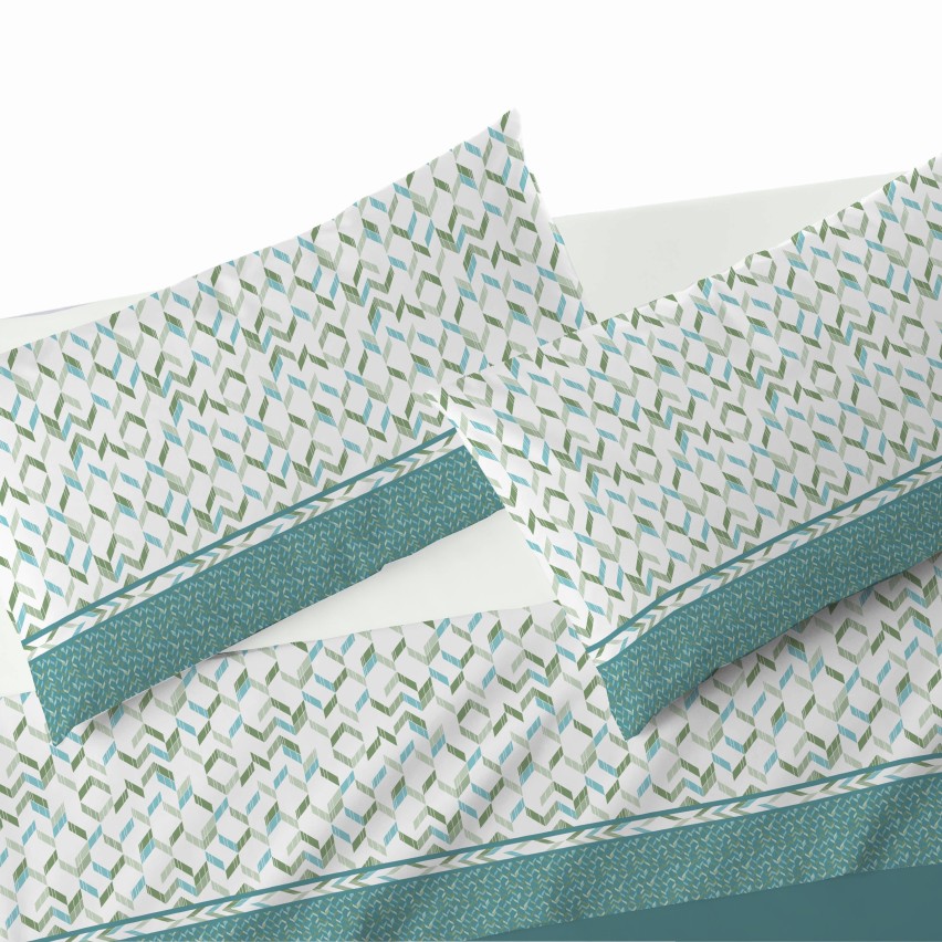 Completo letto matrimoniale cotone made in Italy Vegas Biancaluna