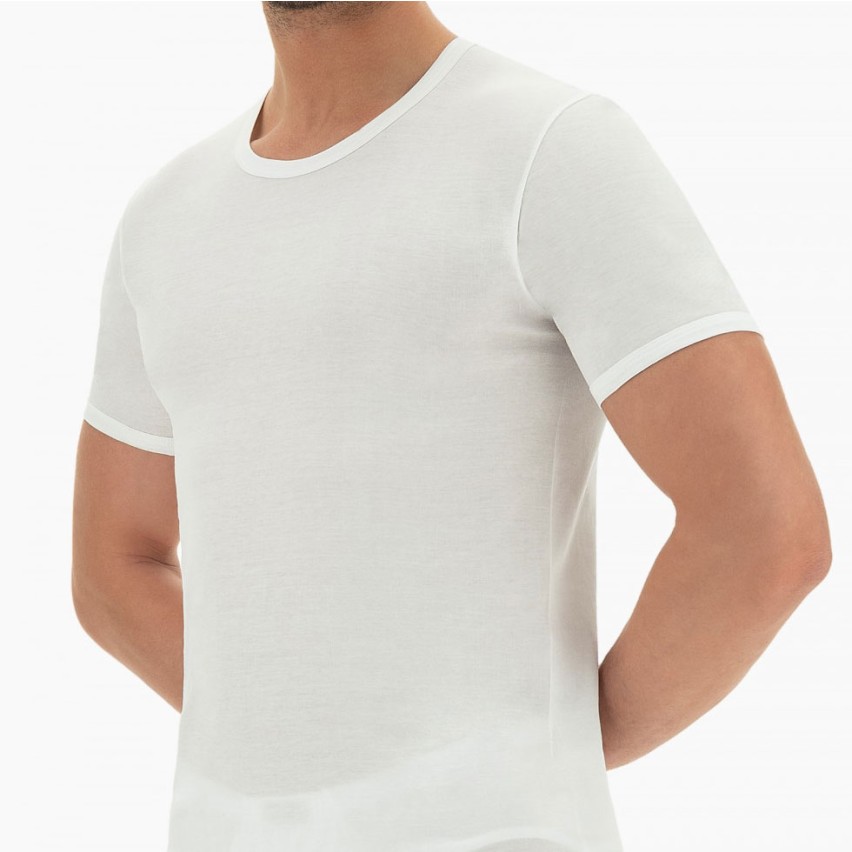 Maglia intima uomo Cagi 1318 filo di scozia manica corta 
