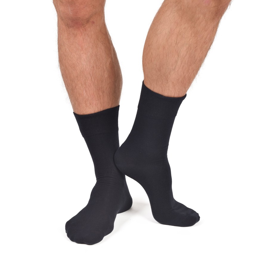 Calze corte Sanitarie senza elastico Uomo Meritex 1405 assortite 6 paia