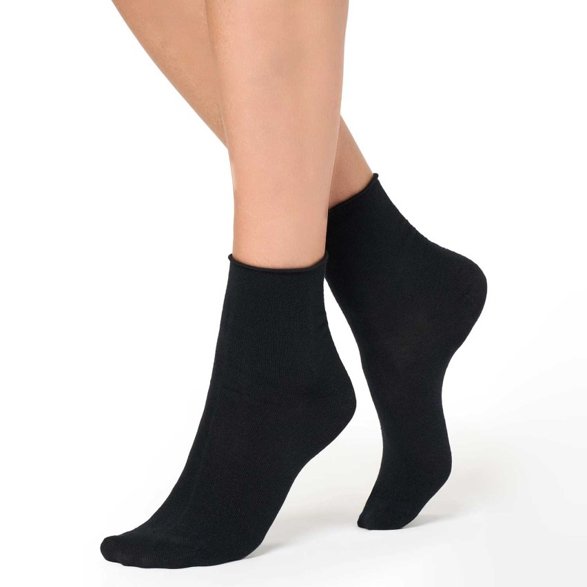 Calzino donna cashmere taglio vivo Filodoro F1160- 3 paia