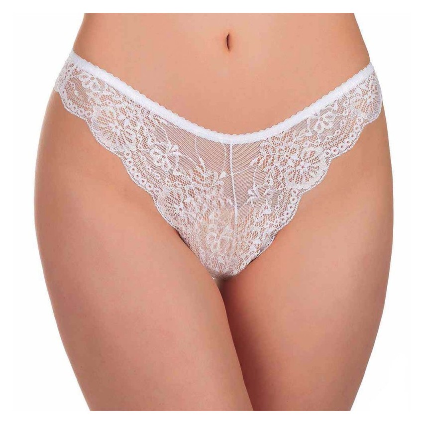 Brasiliana donna Jadea 1628  in pizzo vita bassa 3 pz.