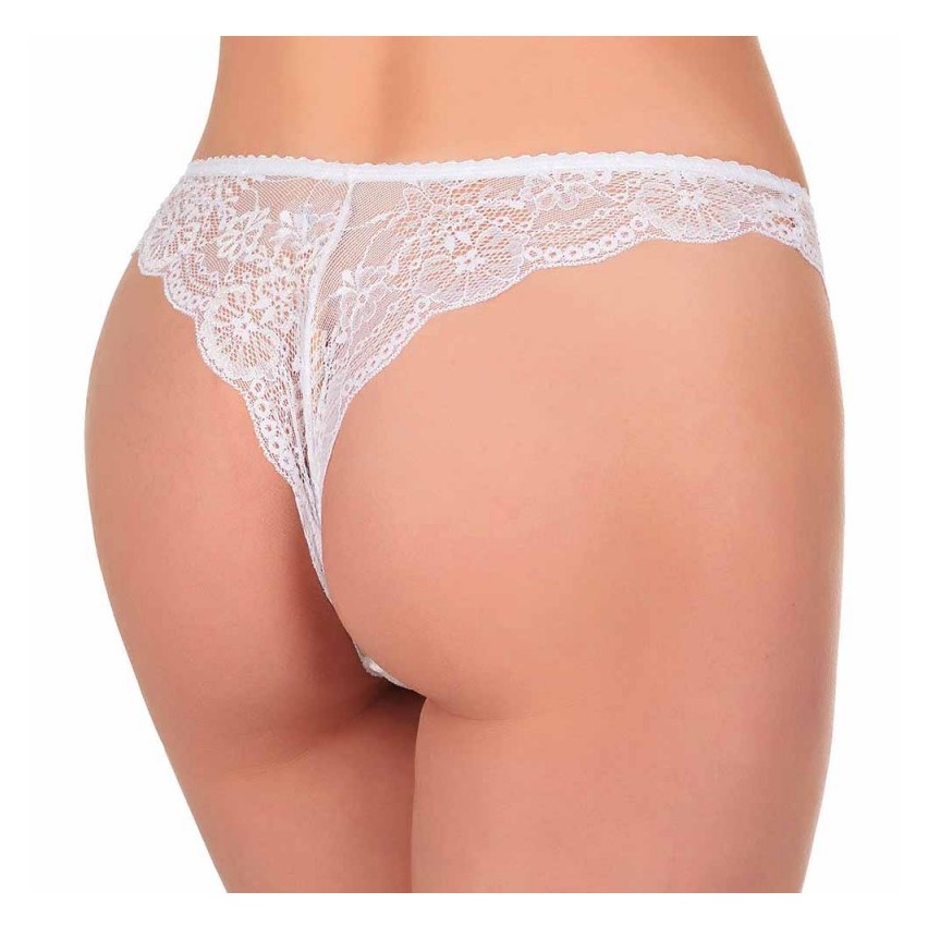 Brasiliana donna Jadea 1628  in pizzo vita bassa 3 pz.