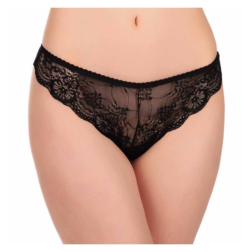 Brasiliana donna Jadea 1628  in pizzo vita bassa 3 pz.