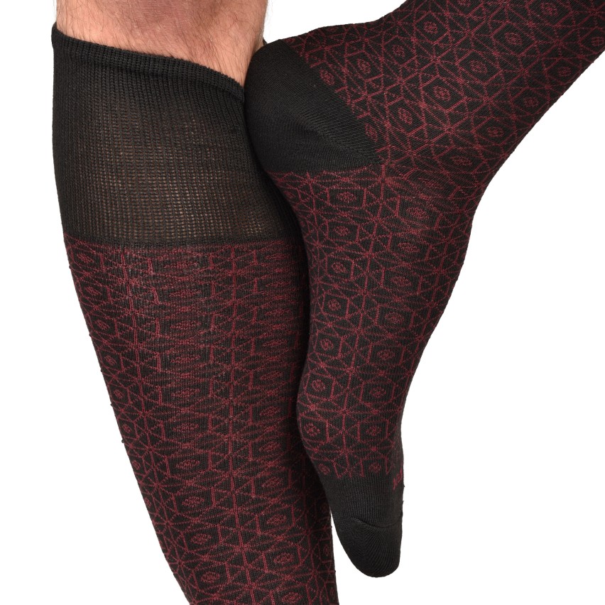 Calze lunghe invernali Meritex 1718 fantasia geometrica 6 paia