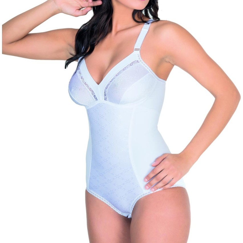 Body Contenitivo Senza Ferretto Coppa B - Modello 523, Tinta Unita, Lavabile A Mano - Foto 3