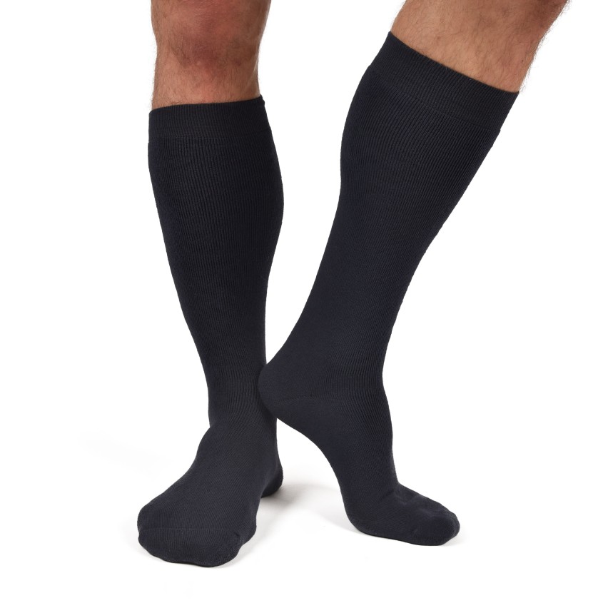 Calze invernali LUNGHE in caldo cotone con disegno a rombi