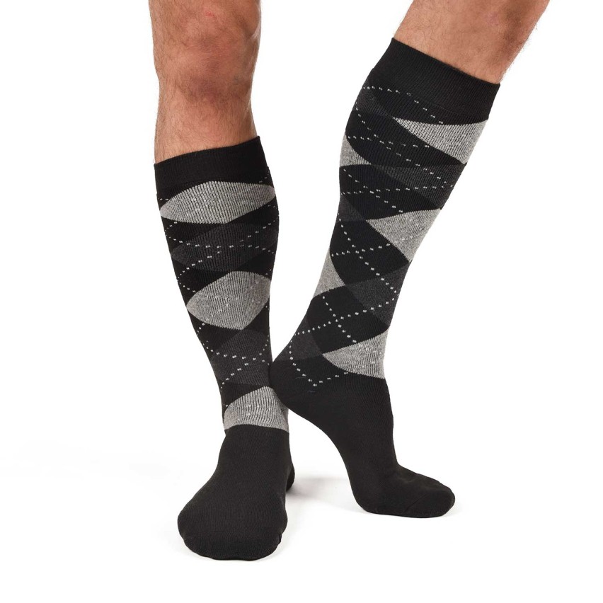 Calze lunghe invernali Meritex 212 rombi in pile caldo 3 paia