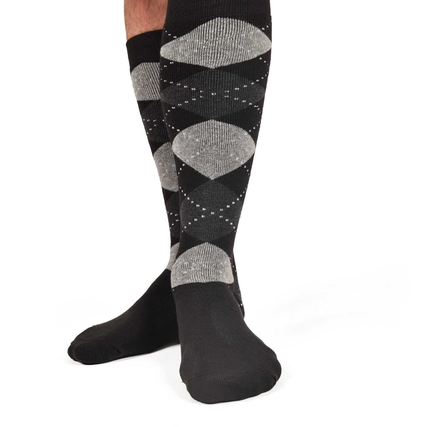 Calze lunghe invernali Meritex 212 rombi in pile caldo 3 paia