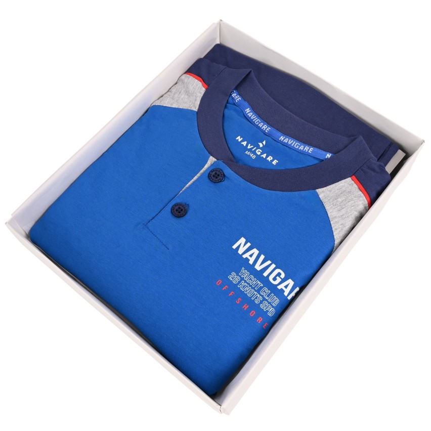 Pigiama uomo cotone Navigare B2141617