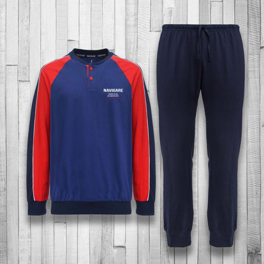 Pigiama uomo cotone Navigare B2141617