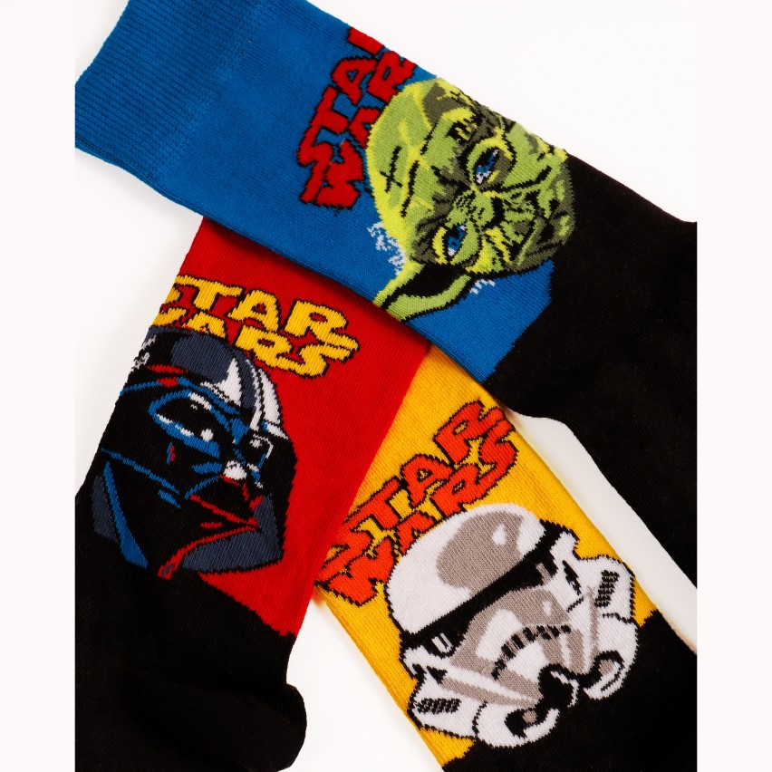 Calze corte assortite star wars 21832  3paia