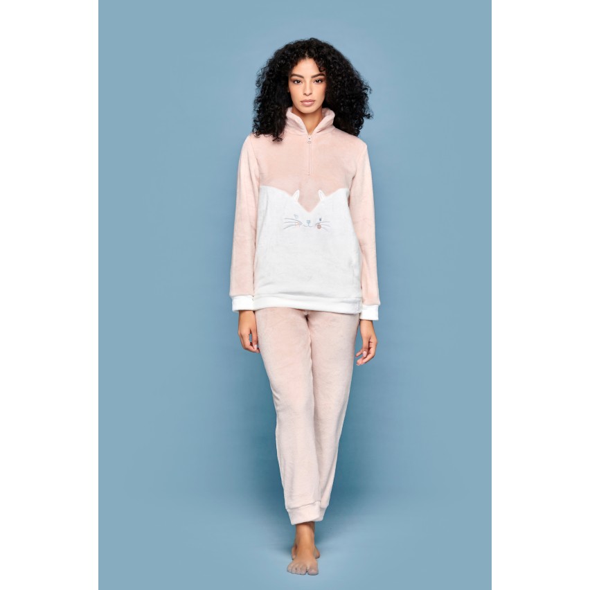 Pigiama Donna In Spandex - Set Comodo Ed Elegante Rosa - Foto 5