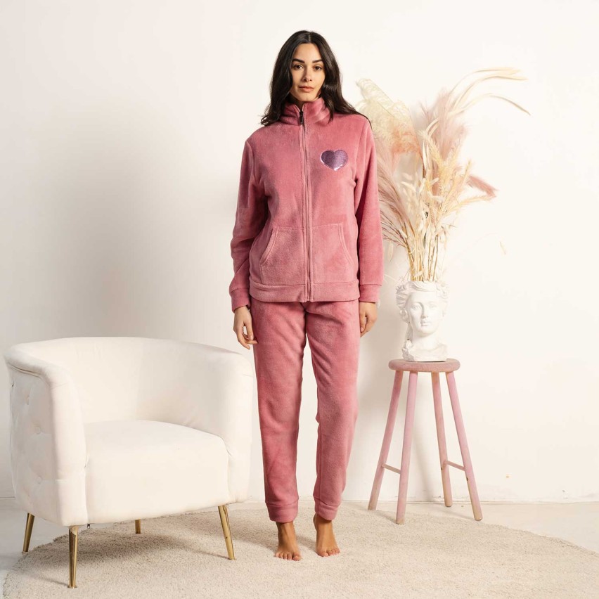 Pigiama donna coral Biancaluna AI25D 93018