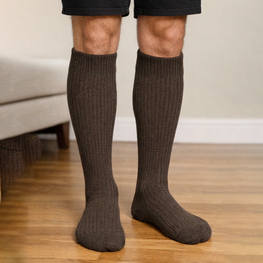 Calze uomo lunghe caldissime morbide Meritex 302T - 2 paia