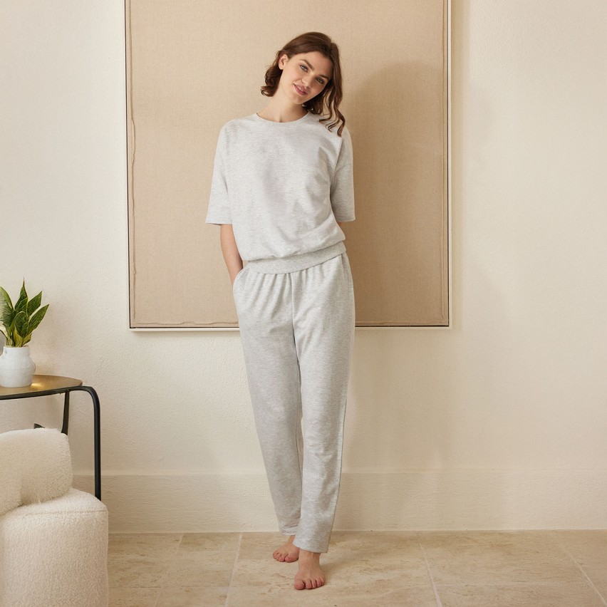 Pigiama donna stile tuta in cotone Jadea 3252