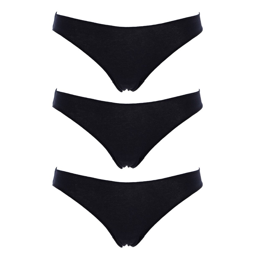 Slip Mini Cotonella 3487 vita bassa in cotone 3 pz