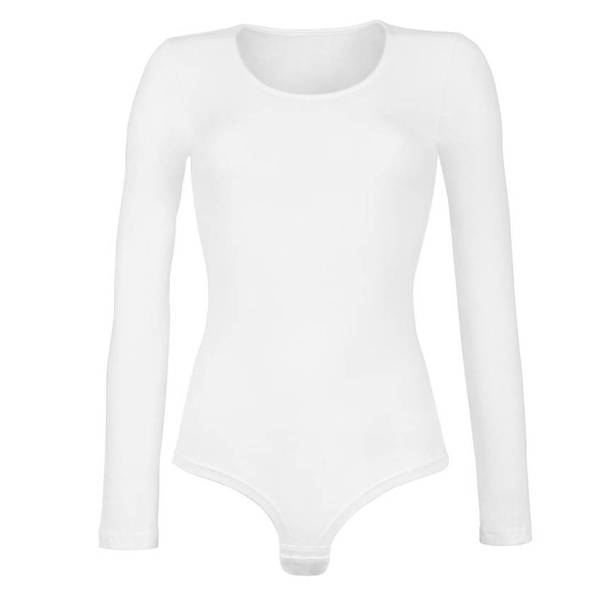 Body Cotonella 3506 donna maniche lunghe in caldo cotone elasticizzato