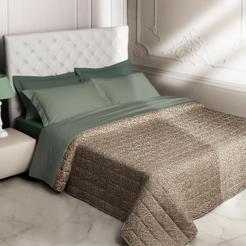 Copriletto Trapuntato Matrimoniale primaverile effetto jacquard Chara Laura Biagiotti