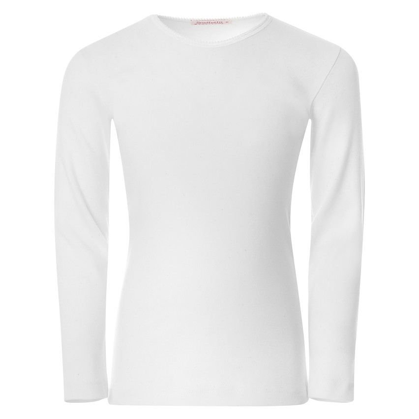 Maglia bambina Snelly 4045c manica lunga caldo cotone 