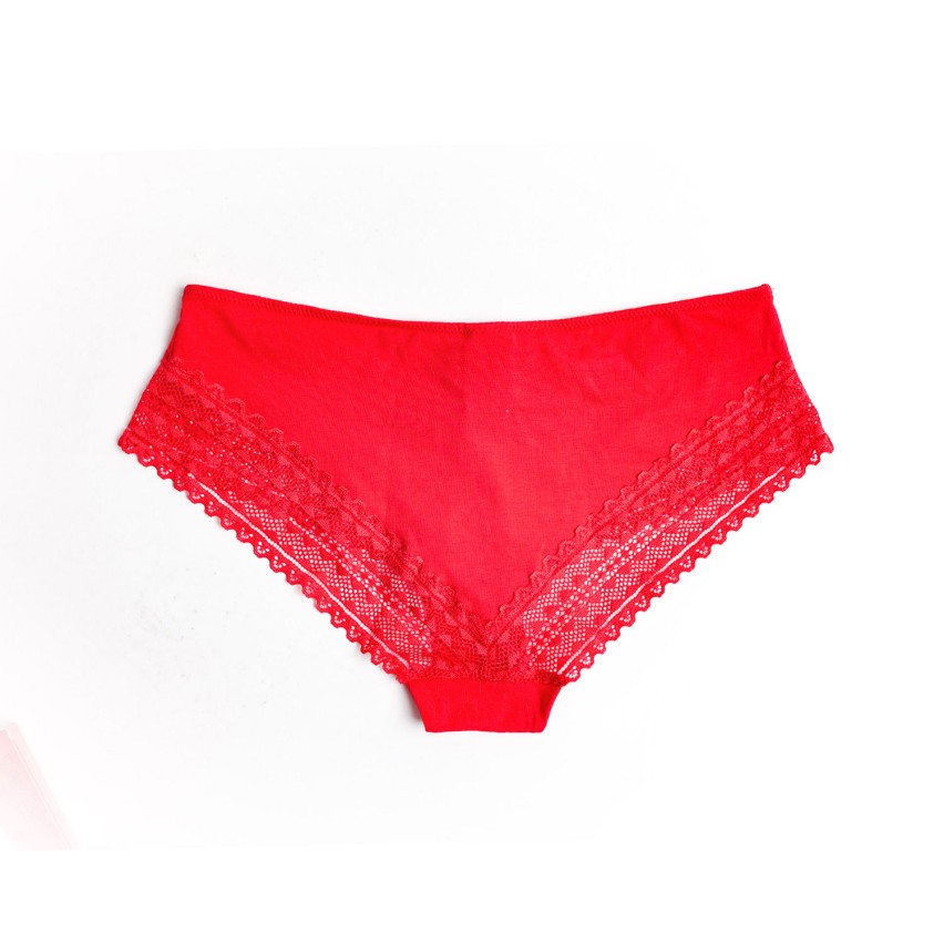 Slip donna cotone elasticizzato con pizzo Admas 41688